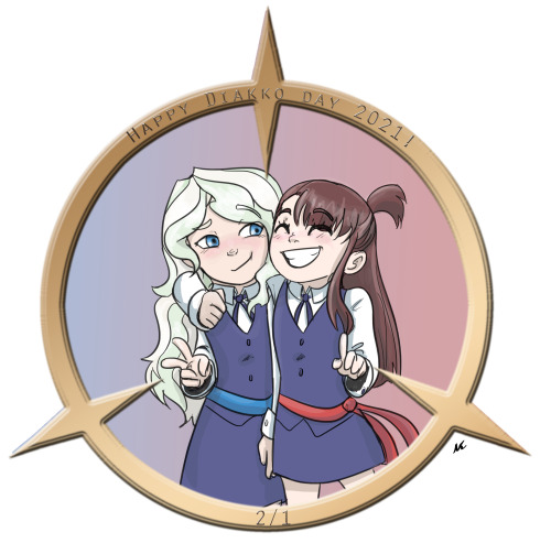 superevilbadguy:Happy Diakko Day ya’ll!!It’s been a hot minute since I’ve drawn anything… BUT I COUL