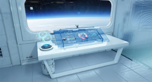 run2damoon:    Futuristic Space Station Interior by  sofian moumene  