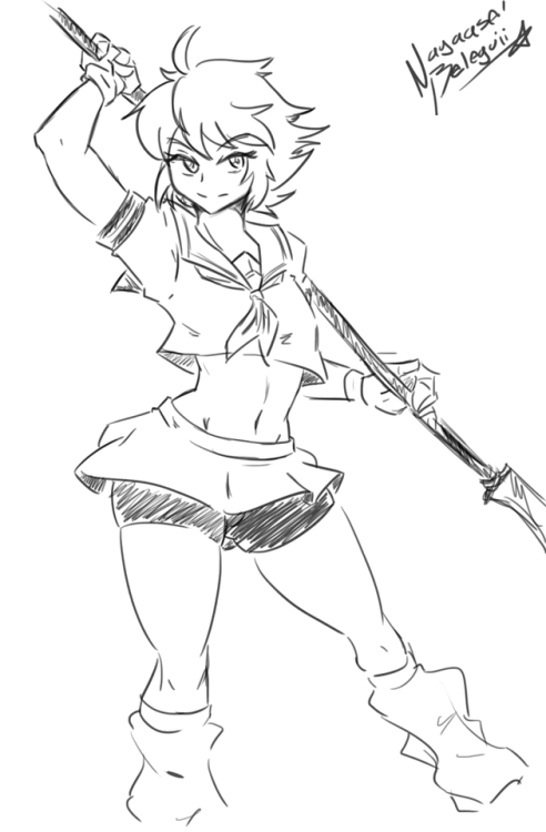 zapotecdarkstar: Commission sketches for @therustymod Featuring Leone from Akamega Kill, Hinoka from FE fates, and two OCs of him Summer Skies and Peet the Flayer  < |D’‘‘