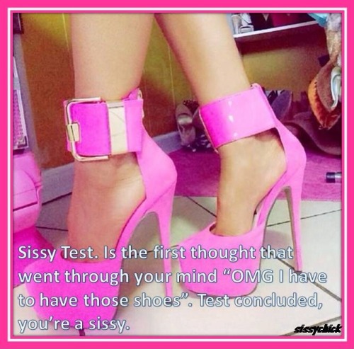 sissy-maker:  sissystable:  My legs look like that and I have similar shoes in Black. Would you wear this in public ?  Sissy-Maker   Where Boys become Girls   I wan’t those shoes