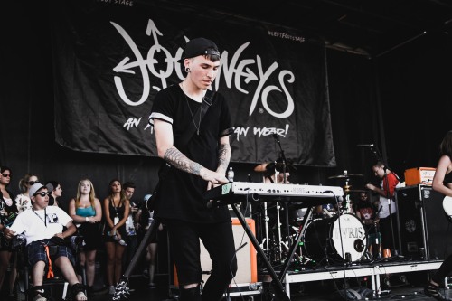 Alex Babinski of PVRIS - Vans Warped Tour ‘15 - Mesa, AZ