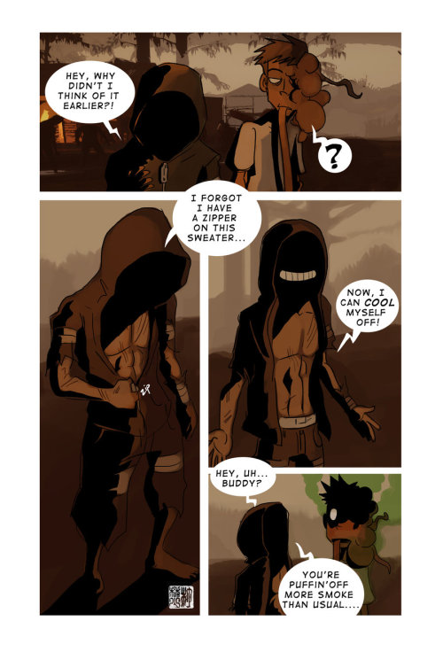 tohdaryl:  Left 4 Dead 2 - Going South: Part I  Yeah, I was a hardcore fan of the game once. Enjoy these nostalgic fan comics that started back in 2009. Good times. Good times….  Top to bottom: Summer heatwave Take Off Your Hood Unzip Yourself Redneck