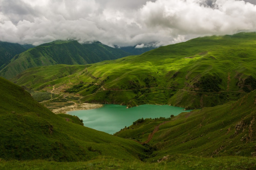 expressions-of-nature:Baskan Gorge, Caucasus Mountains by Estella