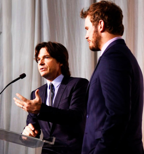 chrisprattdelicious:  Chris Pratt, John Krasinski and Jason Bateman attend March of Dimes’ Celebration of Babies: A Hollywood Luncheon at the Beverly Wilshire Hotel on December 5, 2014 in Beverly Hills, California 