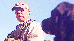 girl-fightt:  soldierporn:  He’s not a dog, he’s a Marine.  NOT CRYING. NOPE
