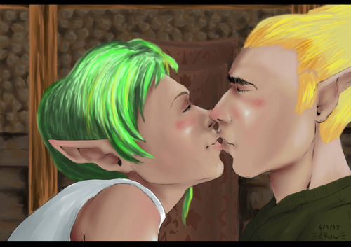Here Is Another Recent Illustration Of My Character NevR And Her Love, The Adoring Fan :3 I Have To Get