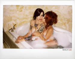 wolf189:@krystakaos & misscrash in Polaroids