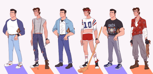 some young Ts and Ms i drew last year, ive been missing my gtav boys lately