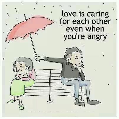 carolmusicofficial:  Love is caring for each other even when you’re angry. en We