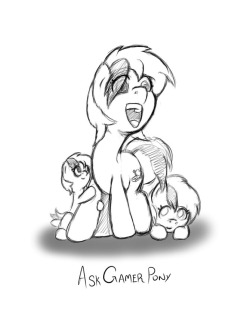 ask-gamer-pony:  Was doing a little doodling