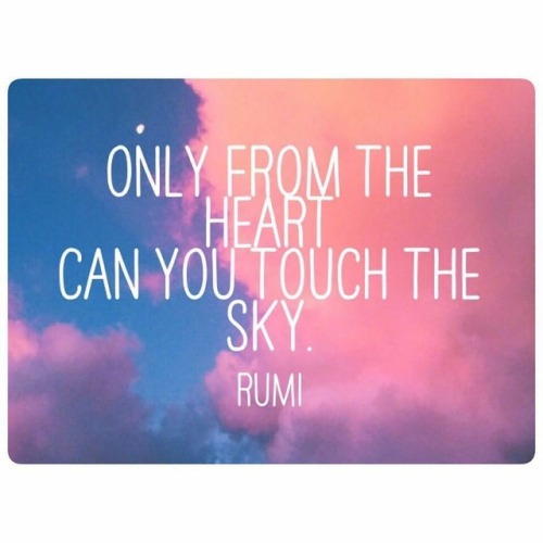 yestantra: ☁️ Touch… #rumi  Please Tag|Share|Uplift|Inspire|Radiate Love  #sky #cloudporn