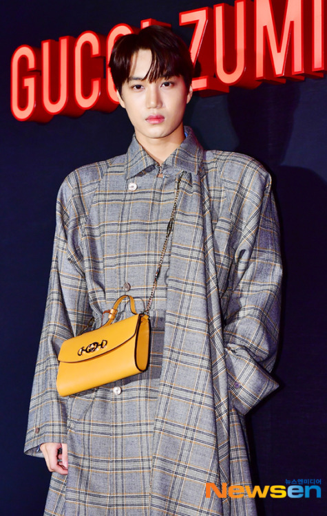 DAILYEXO — Kai - 190321 Gucci Zumi Night Credit: 뉴스엔/Newsen.