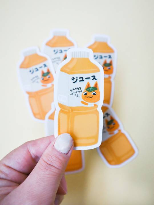 Animal Crossing Food Stickers made by Alice Hong