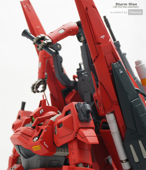 cyberbeastswordwolfe:Custom Build: MG 1/100 “Sturm” Dias