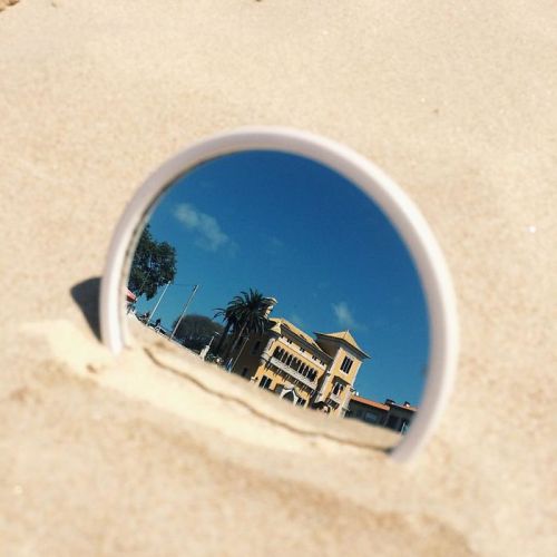 landscape-photo-graphy:  Magical Scenic Portals Opened With Reflective IllusionsAccidentally coming across a little mirror, this artist was inspired to use it in an inventive way to take photographs. The Reflectionist creates landscape illusions from