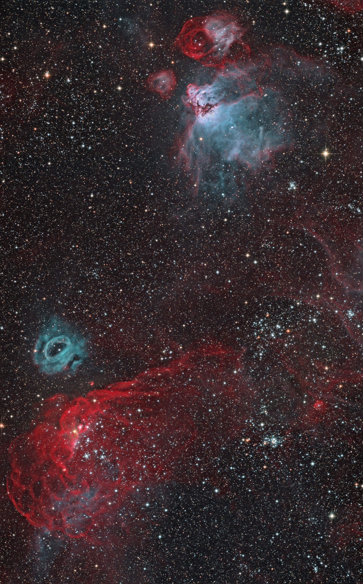 thedemon-hauntedworld:  NGC2014 Credit: Cerro Tololo Inter-American Observatory in