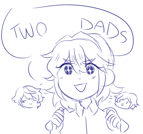 Lucina is twice as powerful because she has twice the dad