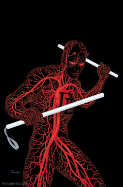 twofistedpulp:  Daredevil by Paolo Rivera (marvel comics).