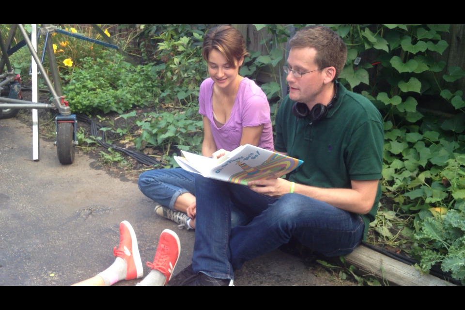 fishingboatproceeds:  Reading “Oh, the Places You’ll Go” with Shailene Woodley