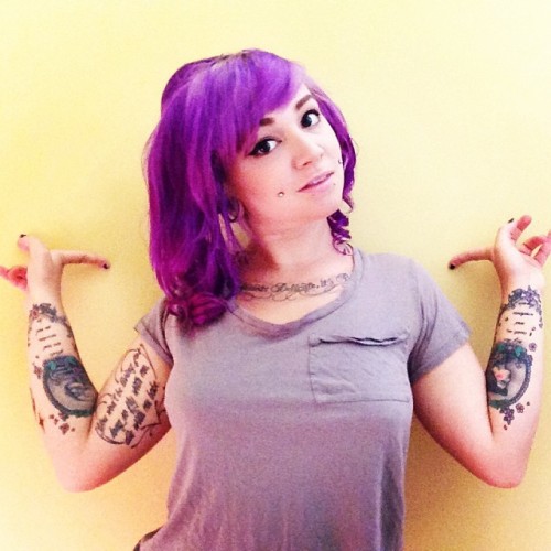 vaydaplacebosuicide:  #tattuesday #tattootuesday #suicidegirls #vaydasuicide #tattoos #purplehair @suicidegirls @alexiscrawfordx 