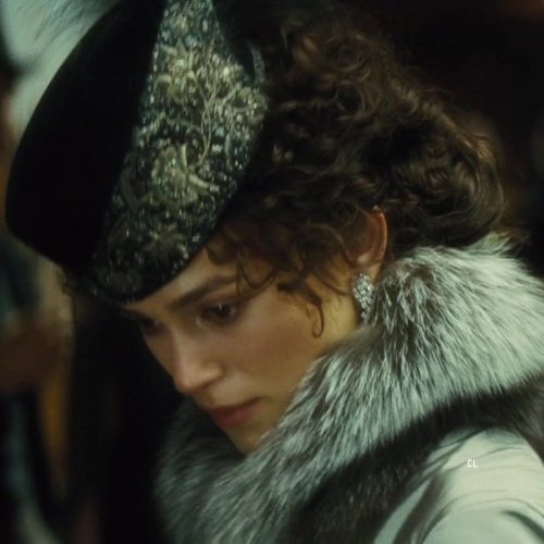 costumeloverz71: Anna (Kiera Knightly) Silver walking dress.. Anna Karenina (2012).. Costume by Jacq