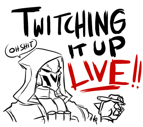 kpfightmaster: I’m testing Twitch out and drawing some stuff! Come watch me draw STUFF!! Still