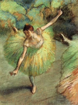 goodreadss:  Edgar Degas, Dancers in Blue, 1895