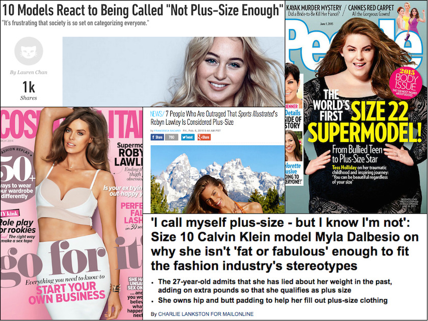 When People put Tess Holliday on its cover in May, the headline shouted: “The World’s First Size 22 Supermodel!”
The headline makes it clear: Those double digits are the most important fact readers should know. Because even when we trumpet that “size...