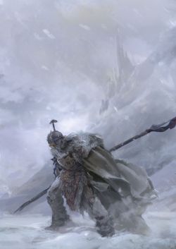 Fantasy-Art-Engine:  Winter Soldier By Jake Moon 