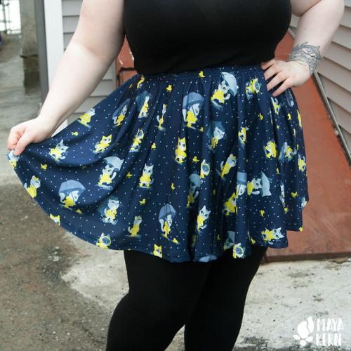mayakern: mayakern: [cat parade plays in the distance] my skirts are 17″ long and the elastic 