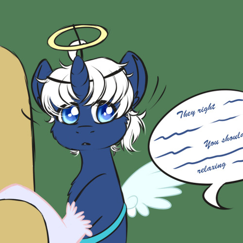 ask-poison-joke:  Lapiz : I…I will try  (( Lapiz is hypersensitive and has a very bad opinion of himself . And when you feel so much bad about you , it’s really hard to believe the people who telling that you are a good person . You have more facilities
