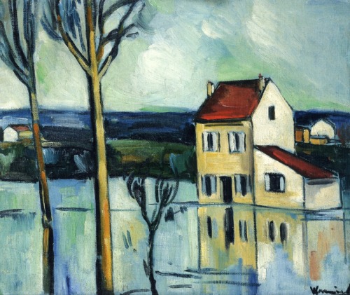 House on the Banks of a River, Maurice de Vlaminck, 1908-09