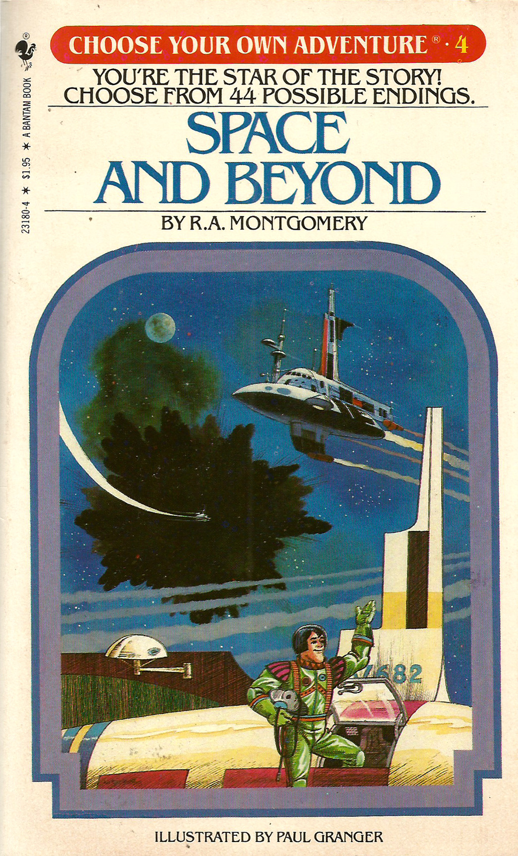 Choose Your Own Adventure No. 4: Space And Beyond, by R. A. Montgomery. Illustrated