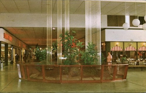 thegroovyarchives: Mid-Century Shopping Mall WonderfallsThe “Wonderfall” (also know