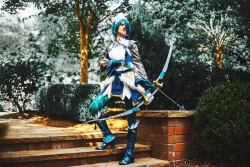 The absent-minded archer, Setsuna from Fire Emblem Fates. Costume made by Yashuntafun Cosplay. The d