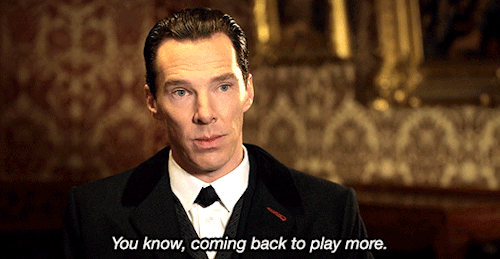 sherlockundercover: “we’ll keep continue… coming back to play more.”(The Ab