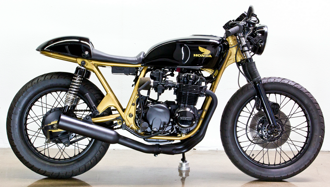 snowdontfall:  Snow Don’t Fall - Custom 1977 Honda CB550 by Lossa Engineering 