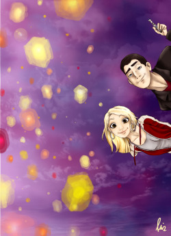 cinnamon-head:my first Nine x Rose from (Captain Obvious strikes back) Doctor Who!I‘ve rewatched Tangled movie recently, so I’m kind of in the mood~ For my lovely liv-the-cornflake-girl, because, really, who doesn’t love these two?! Doctor and his