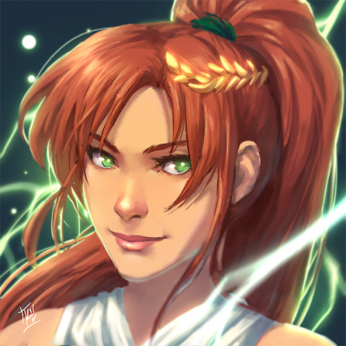 denimcatfish:Makoto Kino/Sailor Jupiter. Wanted to try a different method but ended up having a hard
