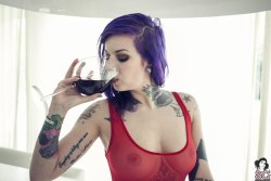 sglovexxx:  Katherine Suicide - Purple and Red https://suicidegirls.com/girls/katherine/album/1760873/purple-and-red/ 