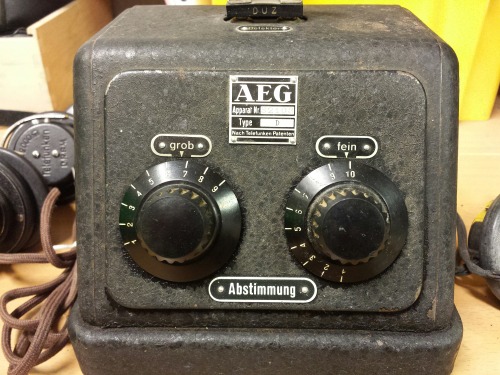 AEG Detektor-Empfänger Type D Crystal Radio, 1924