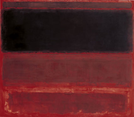 artist-mark-rothko: Four Darks in Red, 1958, Mark Rothko
