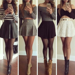 sissybrandie:  romwe-fashion:fashion skirtsOMG