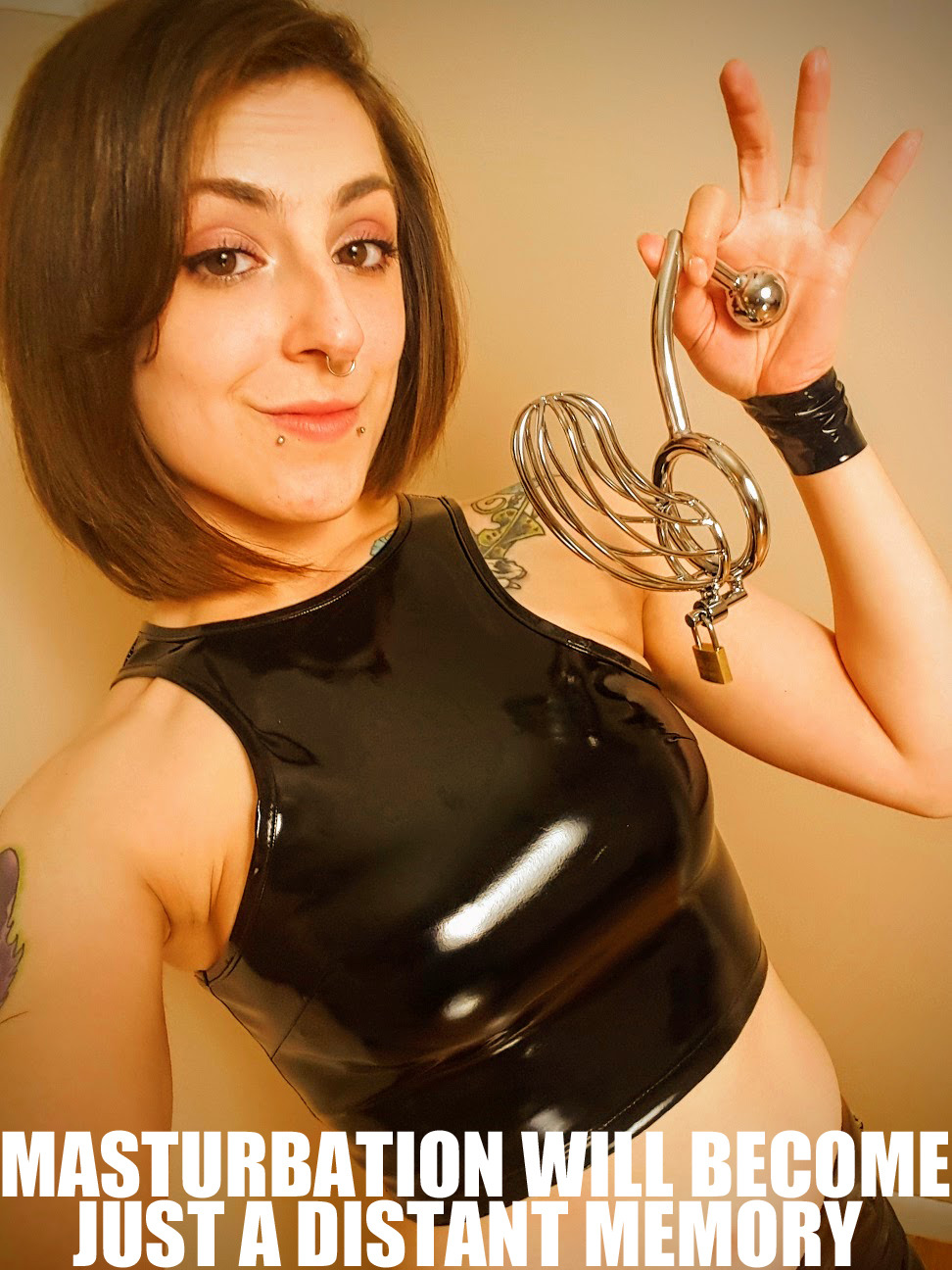 miss-chastity:  &lt;p&gt;Would you like to have a mistress who will hold