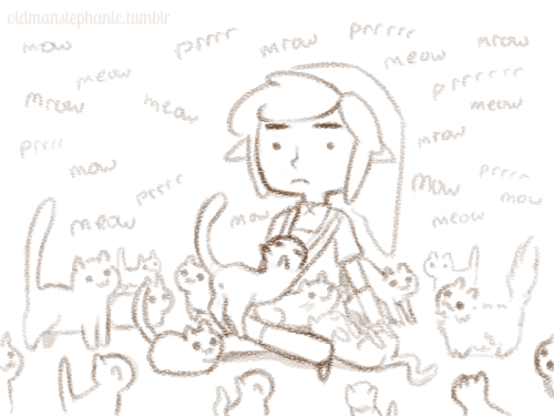 oldmanstephanie:  I love how much animals love Link in Twilight Princess 