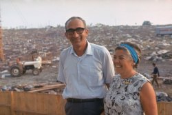 howardkeel: Max and Miriam Yasgur on their land after Woodstock, photographed by Bill Eppridge, August 1969 