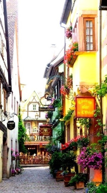 Medieval Village, Alsace, France