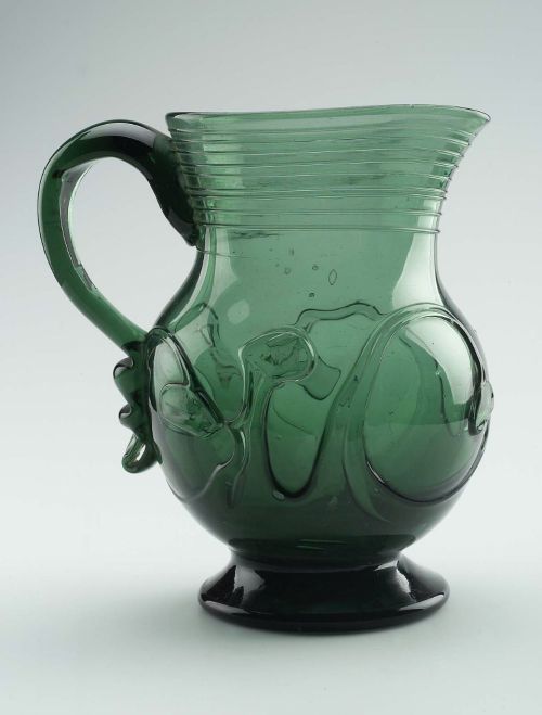 aleyma: Pitcher, made in the United States in the early-mid 19th century (source).