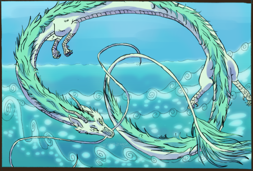 I’m late for dragon appreciation day, but Haku appreciation day should be always! (The Name of Life 