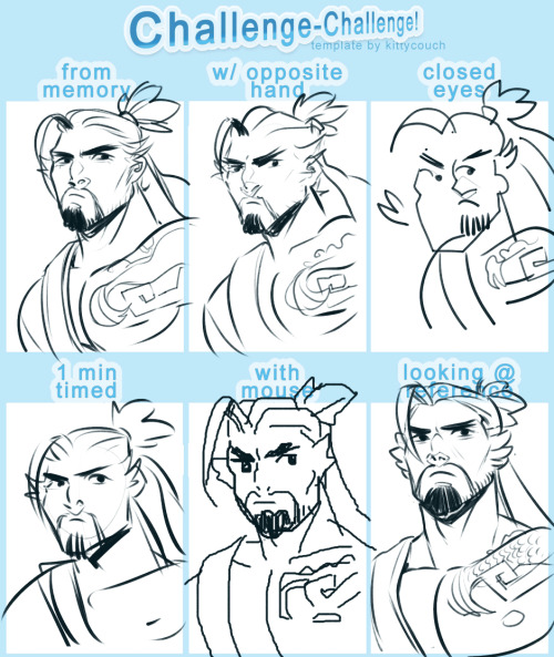 procrastinated with this meme + Hanzo!